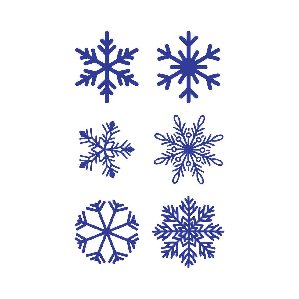 vector wit sneeuwvlokken elementen met rood achtergrond