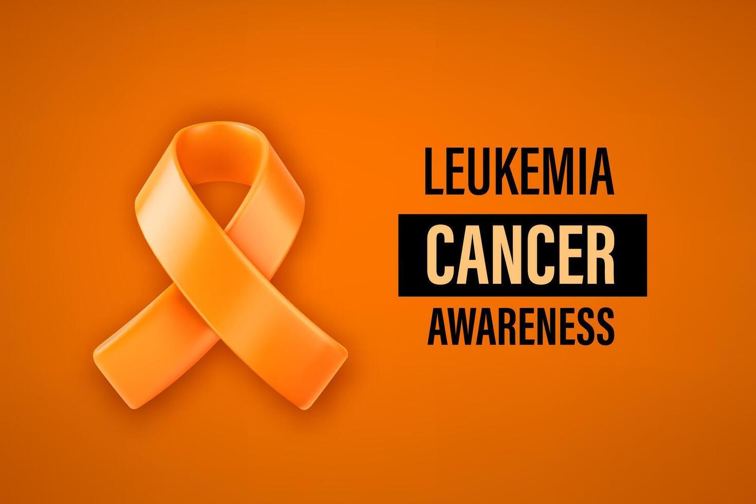 leukemie kanker bewustzijn campagne. 3d vector illustratie