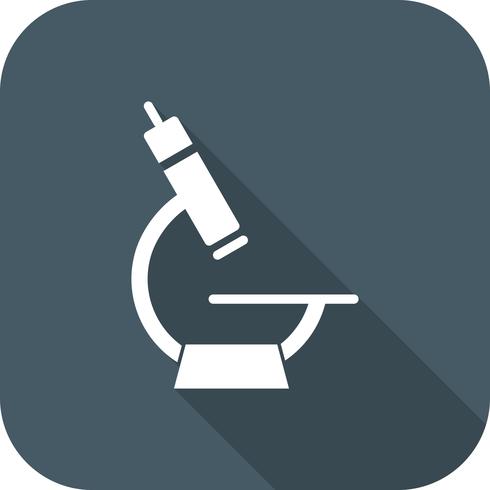 Vector microscoop pictogram