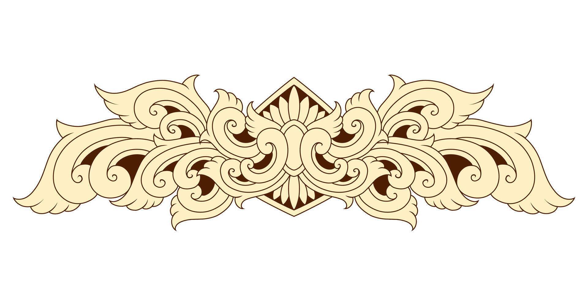 klassiek wijnoogst ornament kader vector