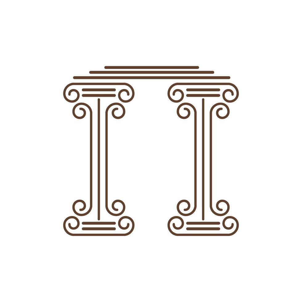 kolom logo vector sjabloon symbool element ontwerp