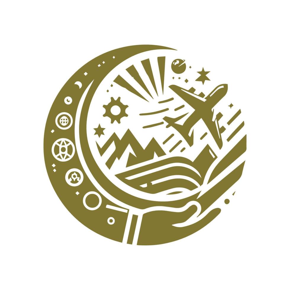 bedrijf wijnoogst monochroom logo vector