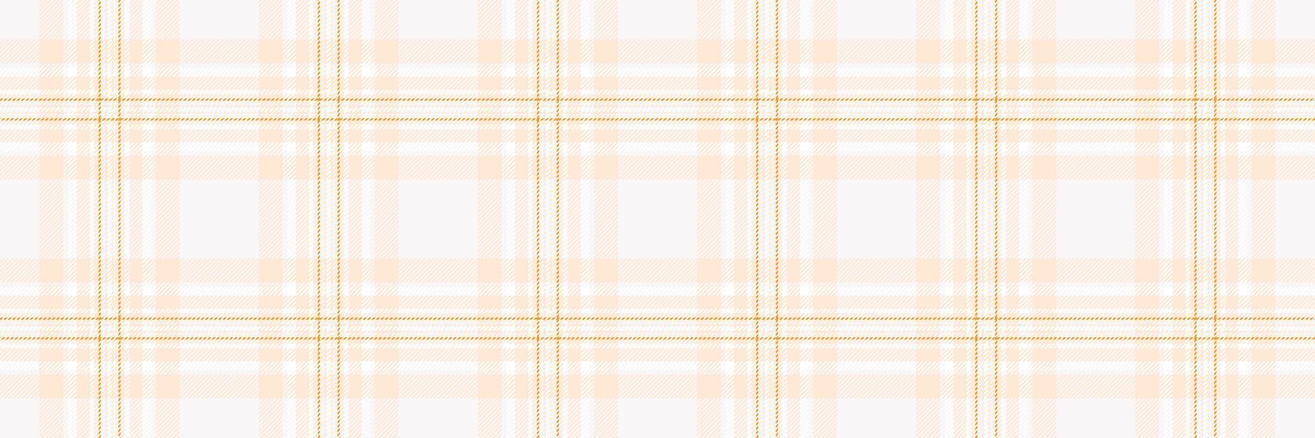 voet plaid controleren vector, plakband kleding stof achtergrond tartan. binnen- naadloos structuur patroon textiel in wit en antiek wit kleuren. vector