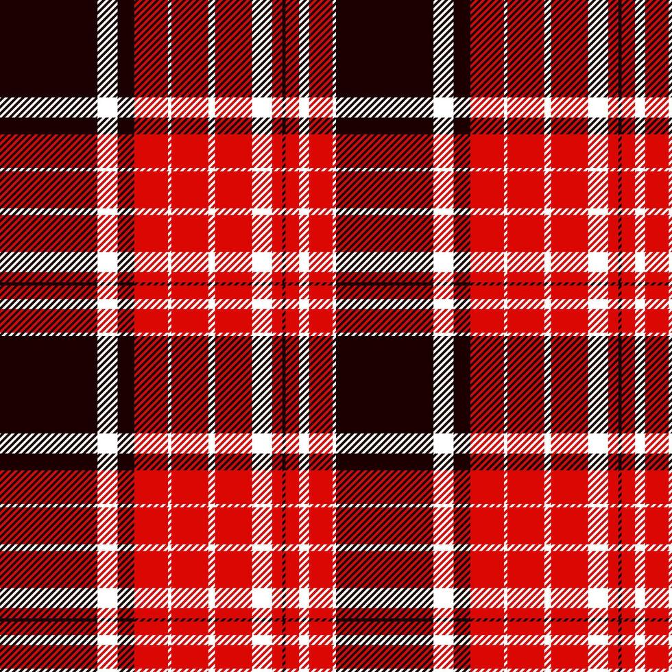 plaid naadloos patroon in rood. controleren kleding stof textuur. vector textiel afdrukken.