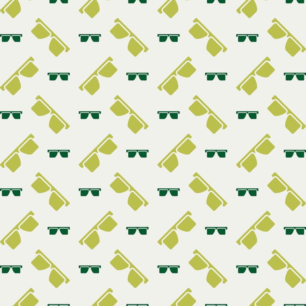 zonnebril bijzonder modieus veelkleurig herhalen patroon vector illustratie groen ontwerp
