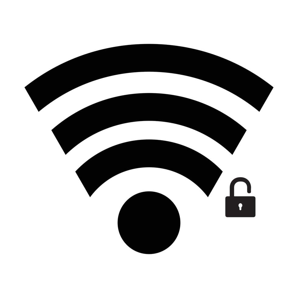verzameling van voorraad vector afbeeldingen beeltenis symbolen en pictogrammen verwant naar draadloze Wifi connectiviteit, inclusief Wifi signaal symbolen en een internet verbinding, dat inschakelen afgelegen internet toegang.
