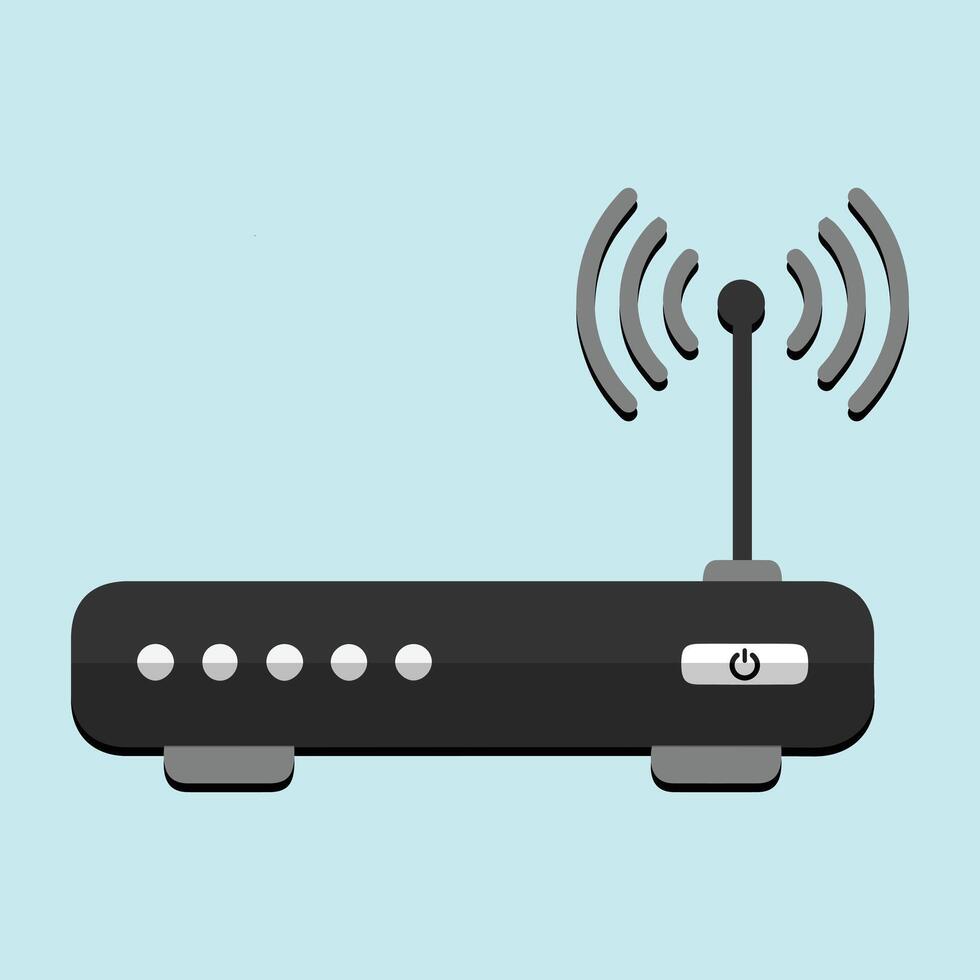 Wifi internet icoon in grappig stijl, Wifi router icoon tekenfilm vector, netwerk tekenfilm draadloze technologie vector tekenfilm illustratie pictogram. verbinding teken concept