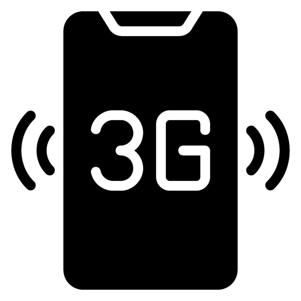 smartphone glyph-pictogram vector
