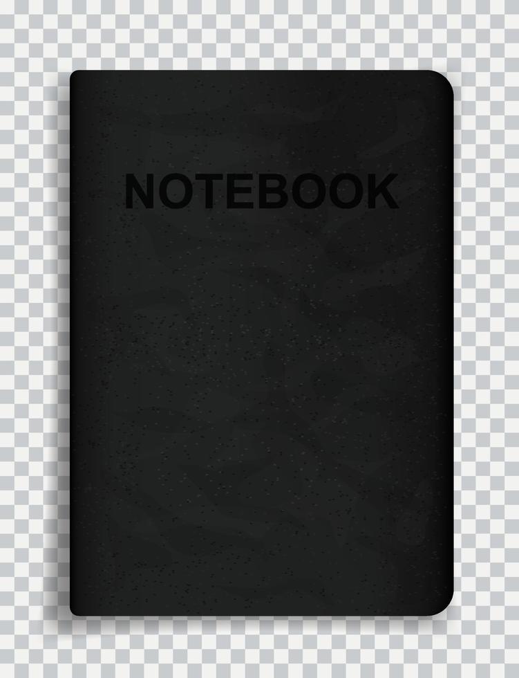 notebook cover geïsoleerd op transparante achtergrond. vector. vector