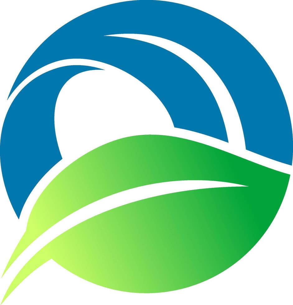 ronde kolken ster logo eco media baan wereldbol vector