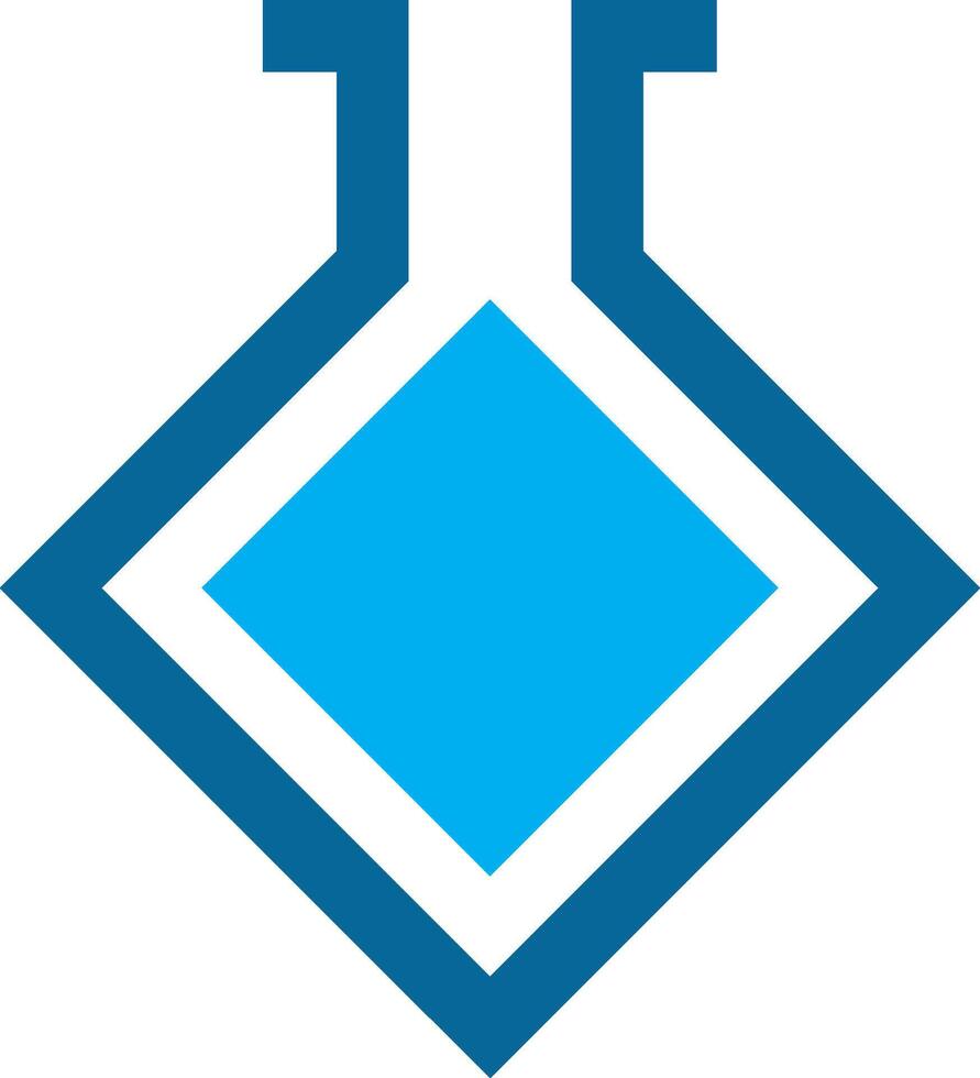 plein gekleurde verbinding technologie icoon vector logo.