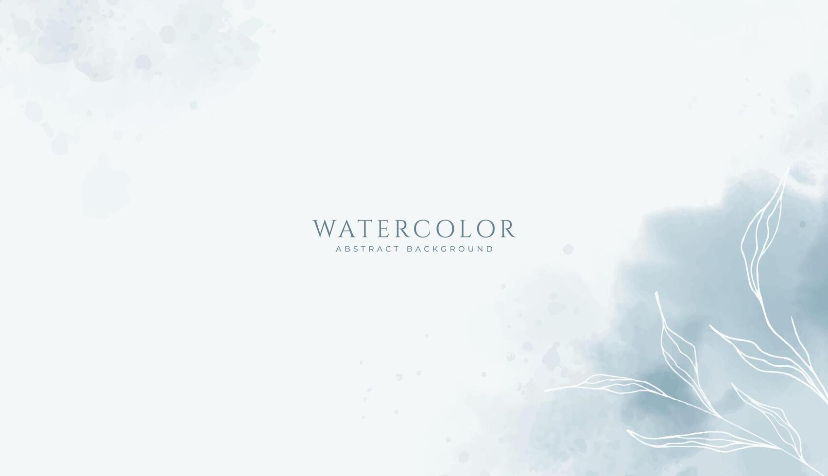 abstract horizontaal waterverf achtergrond. neutrale licht bruin marine blauw gekleurde leeg ruimte achtergrond illustratie vector
