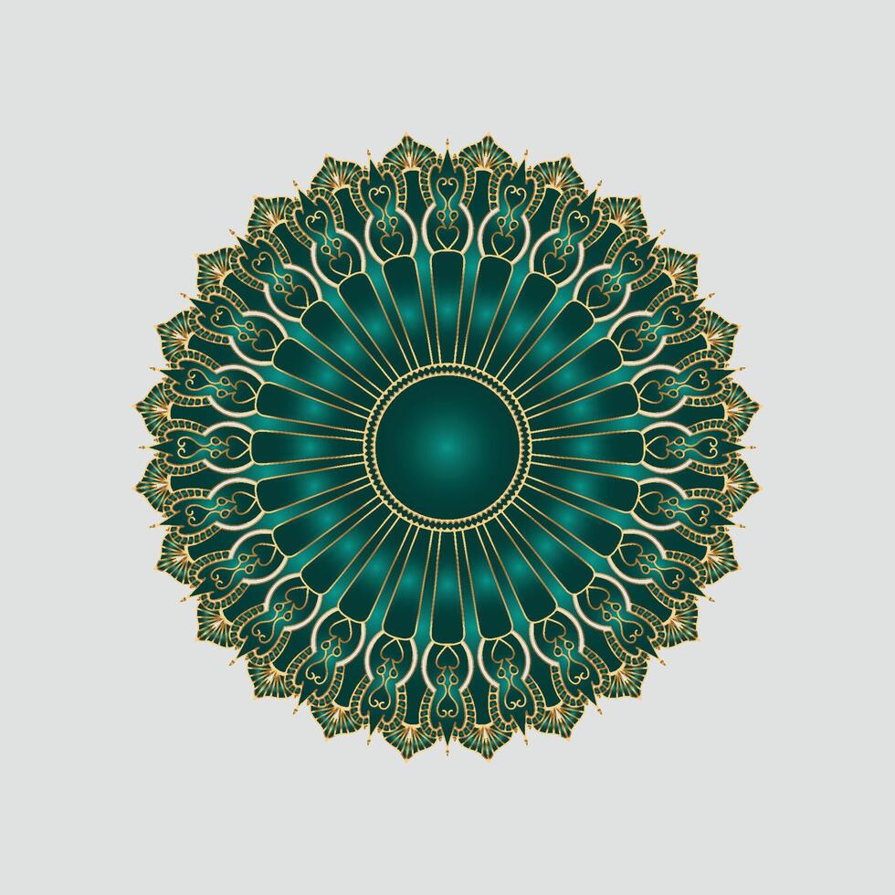 creatief luxe mandala ontwerp achtergrond vector