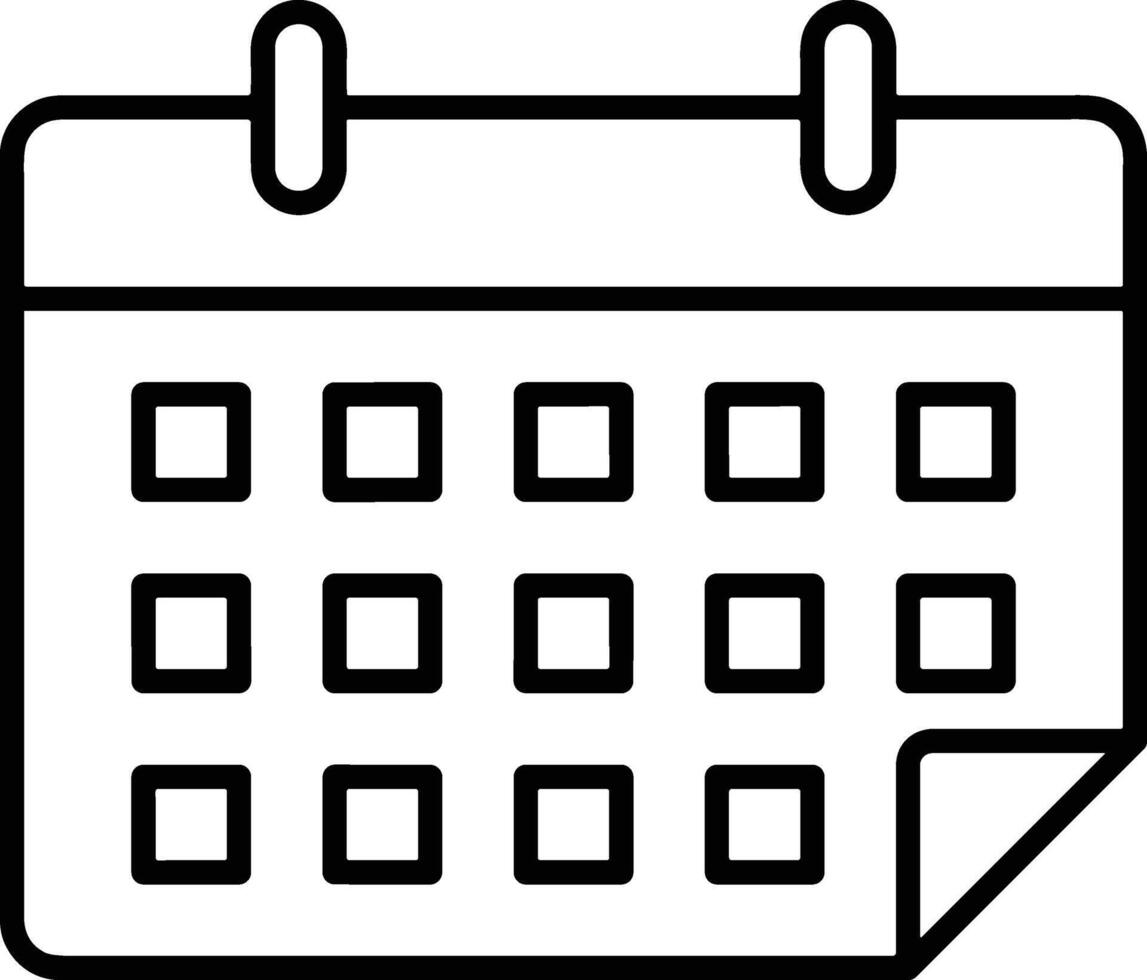 kalender schema icoon symbool vector afbeelding. illustratie van de modern afspraak herinnering agenda symbool grafisch ontwerp beeld