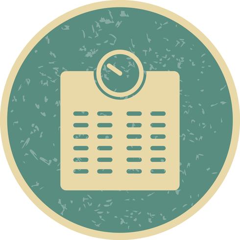 Vector weging machine pictogram