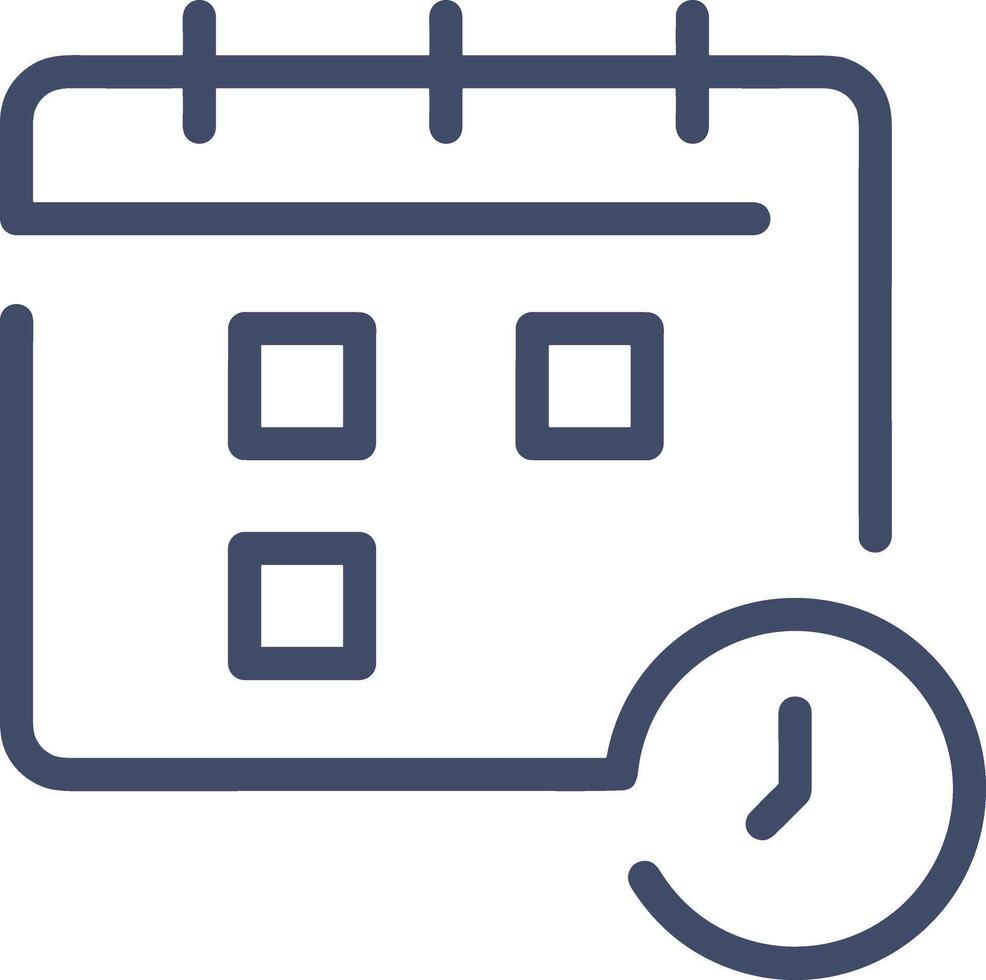 kalender schema icoon symbool vector afbeelding. illustratie van de modern afspraak herinnering agenda symbool grafisch ontwerp beeld