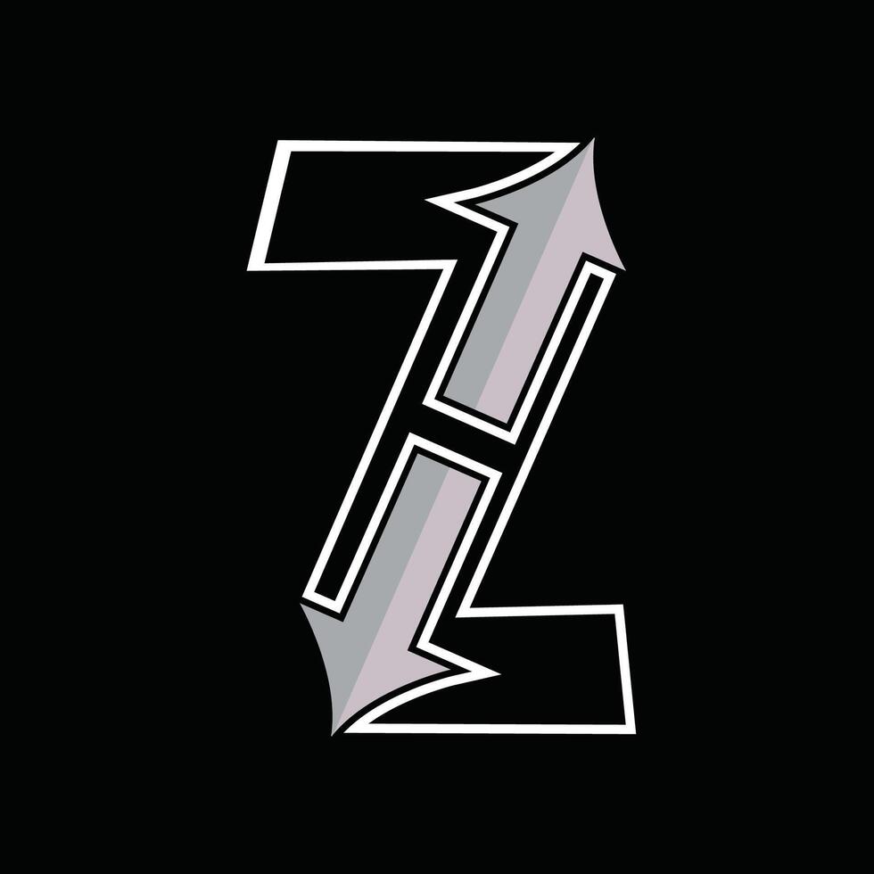 z-logo ontwerp vector