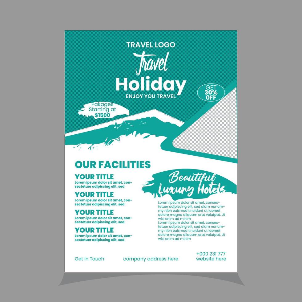 corporate flyer ontwerp vector