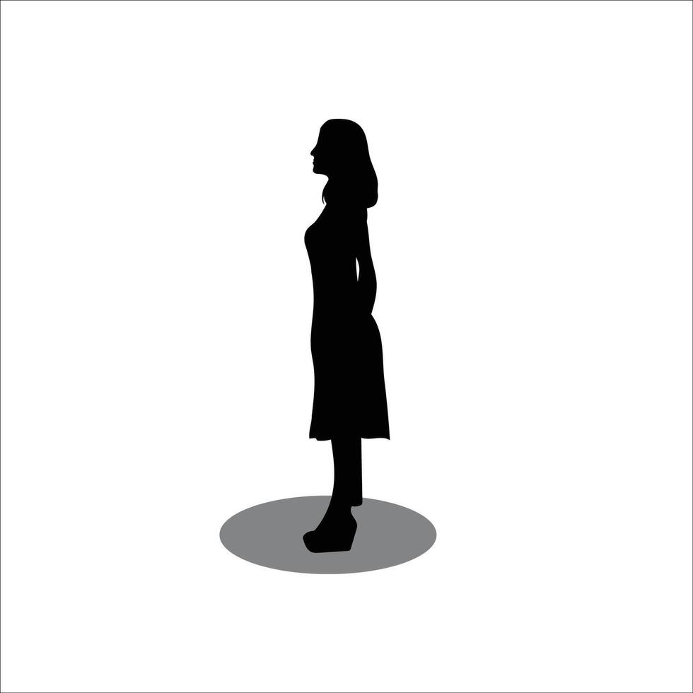 Dames silhouet vector