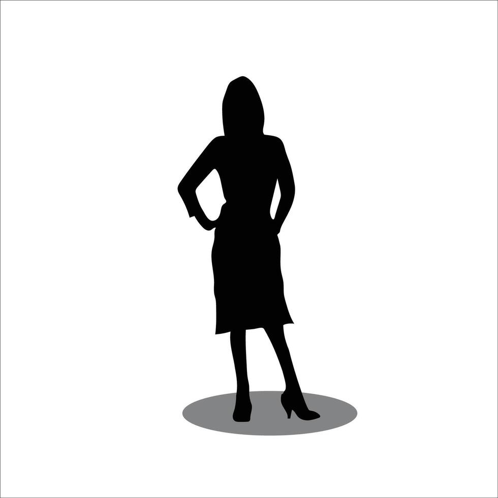 Dames silhouet vector