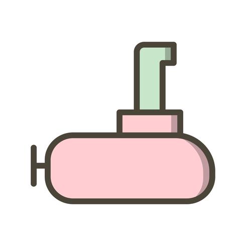 Vector onderzeeër pictogram