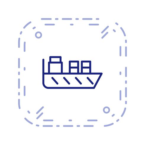 Vector schip pictogram