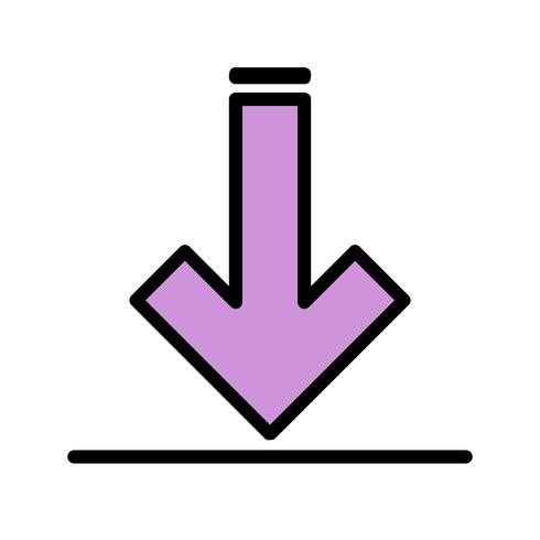 Vector downloadpictogram