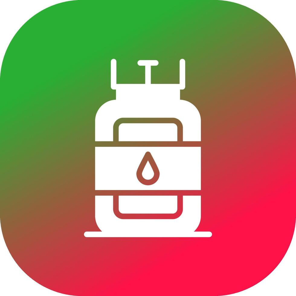 gas- cilinder creatief icoon ontwerp vector