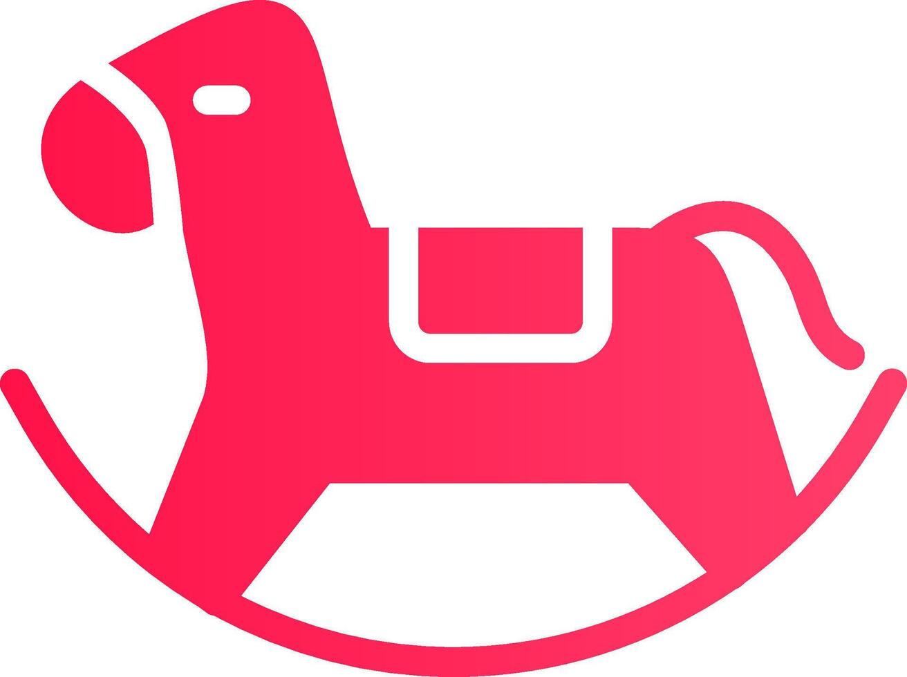 speelgoed- paard creatief icoon ontwerp vector