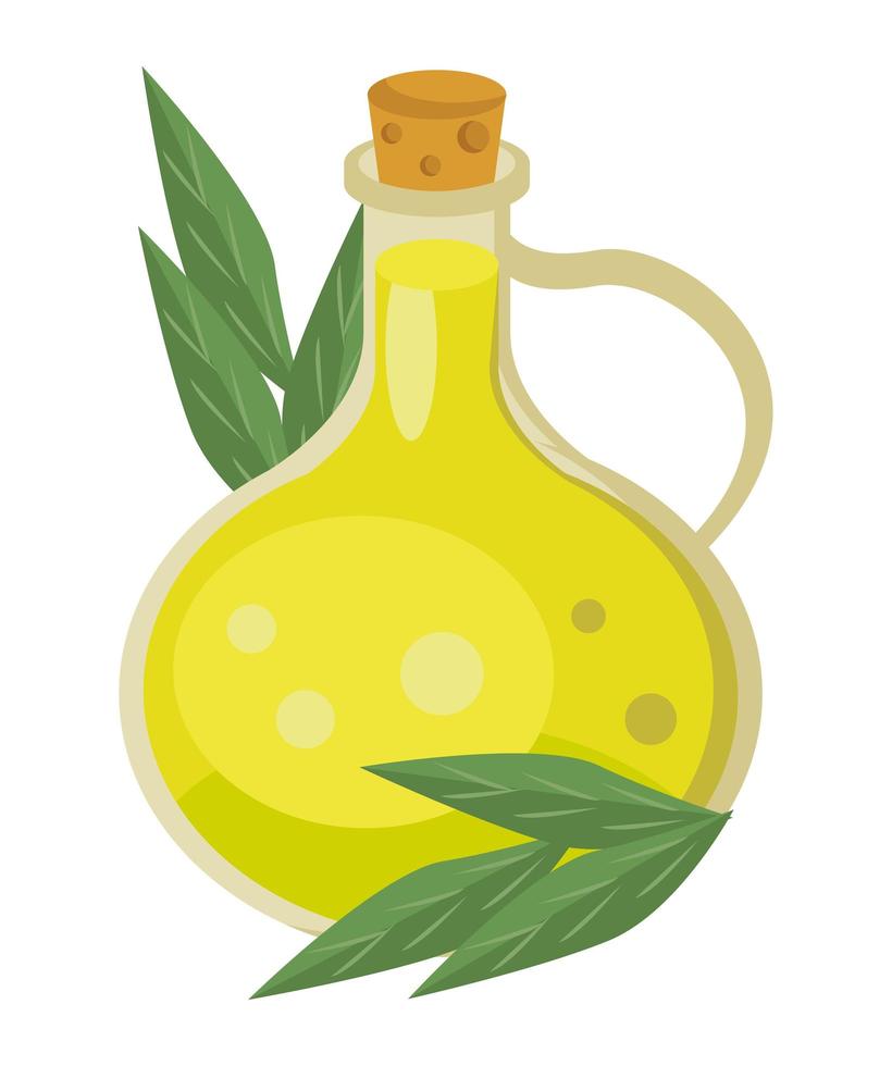 olijfolie pot vector