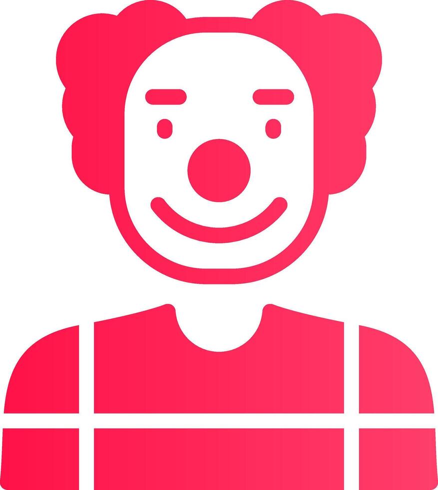 clown creatief icoon ontwerp vector