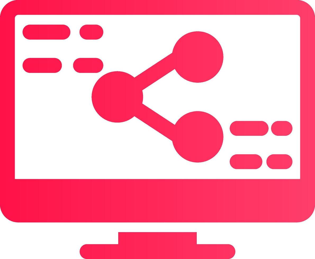 glyph roze helling vector