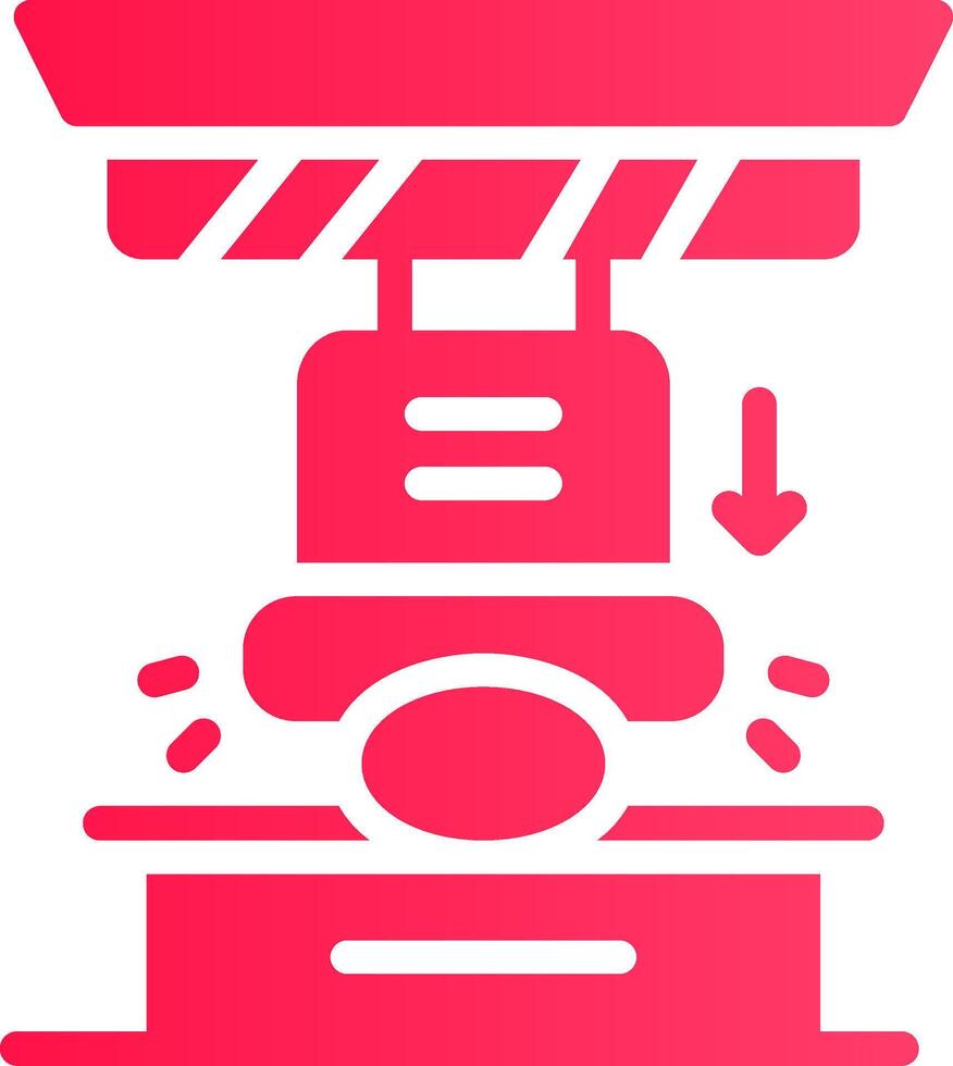 glyph roze helling vector