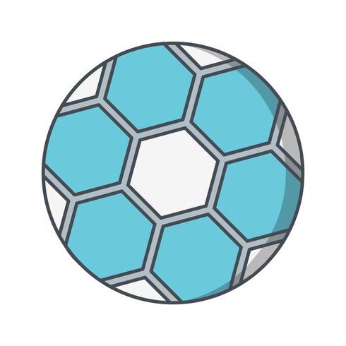 Voetbal pictogram vectorillustratie vector