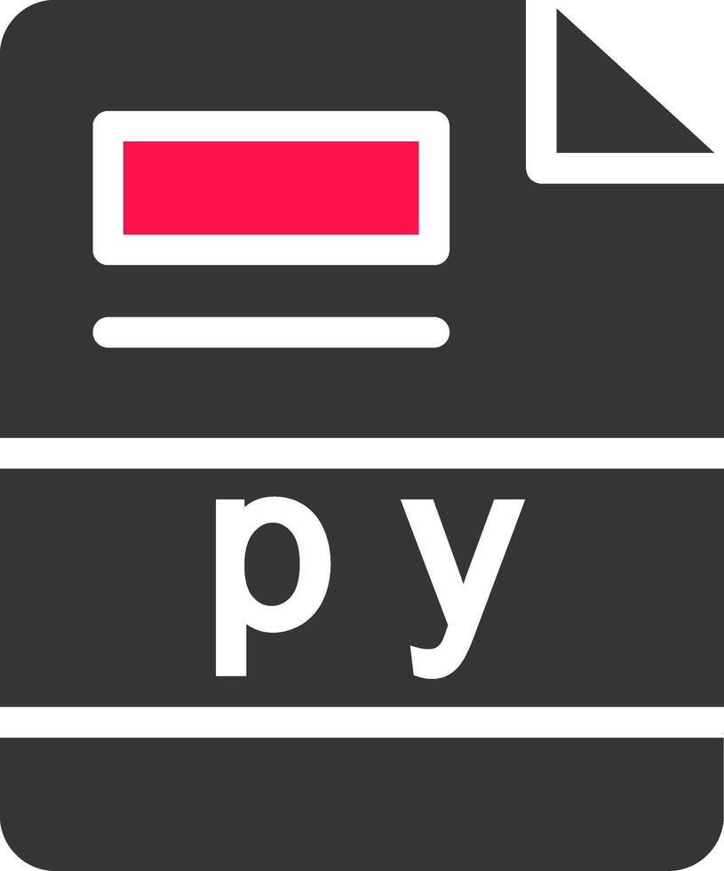py creatief icoon ontwerp vector