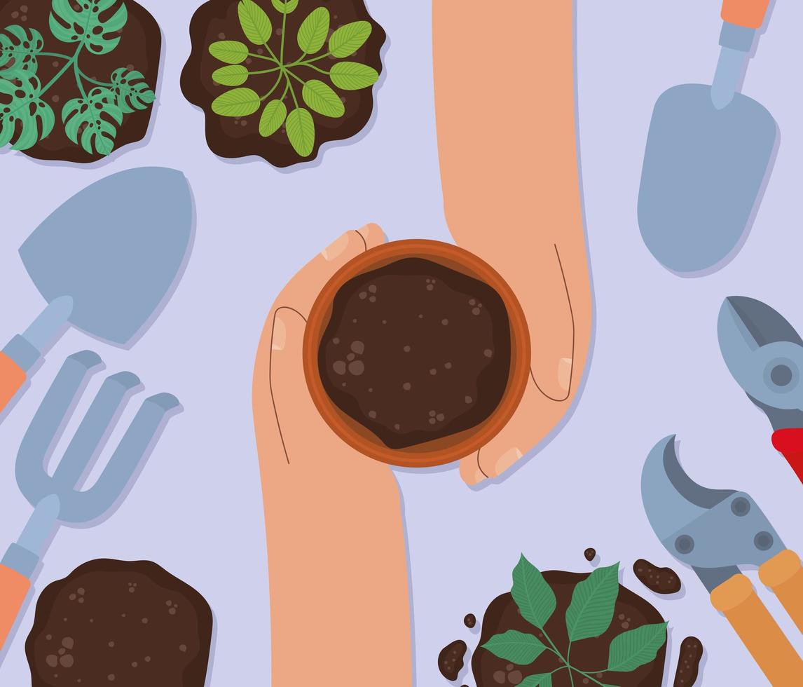 mooie plantillustratie vector