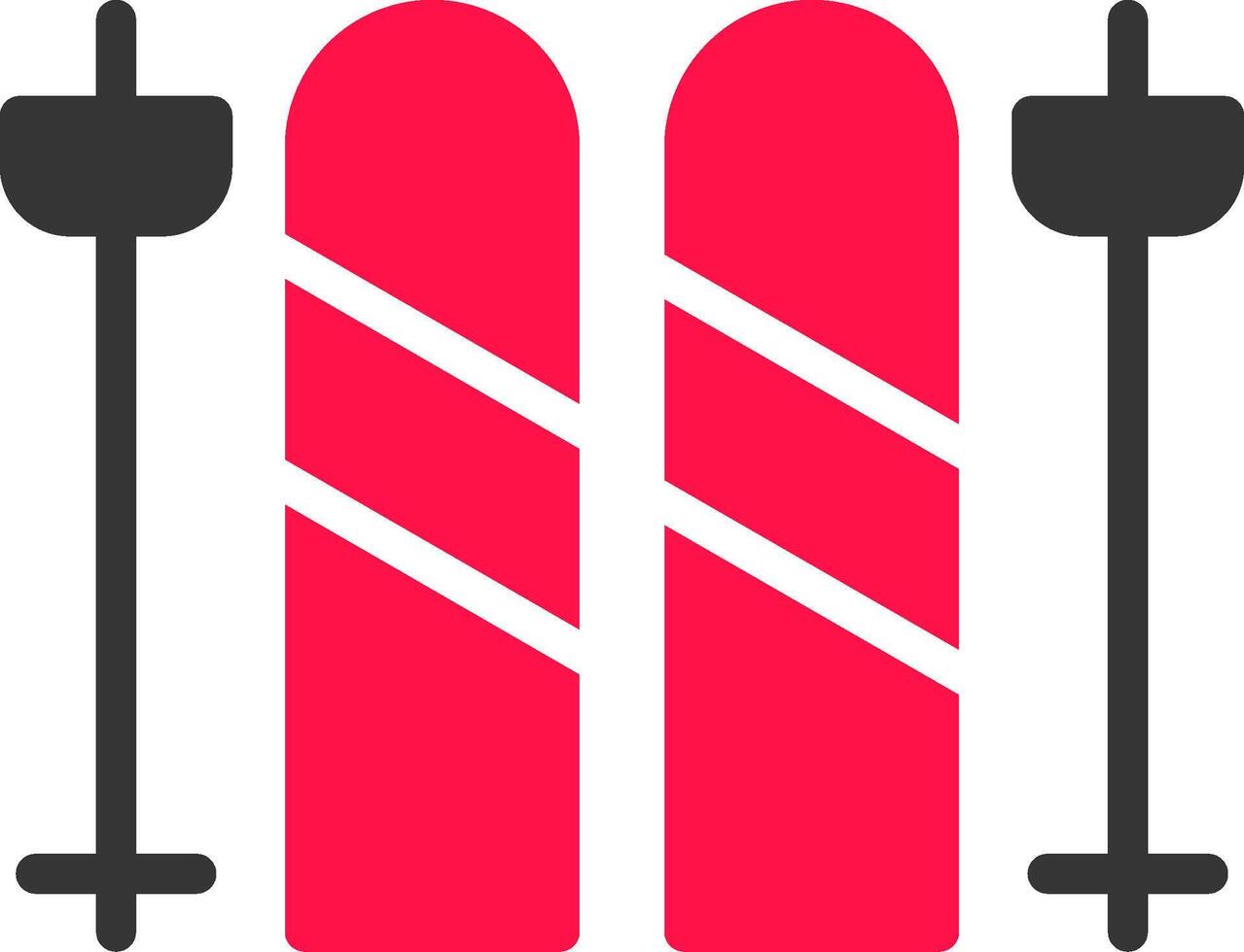 skis creatief icoon ontwerp vector