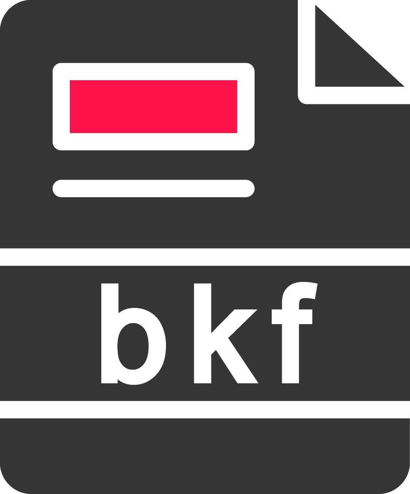 bkf creatief icoon ontwerp vector