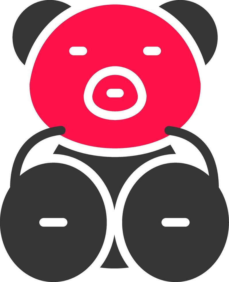 teddy beer creatief icoon ontwerp vector