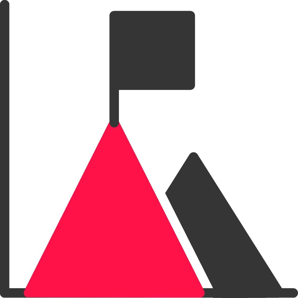 driehoek bar creatief icoon ontwerp vector