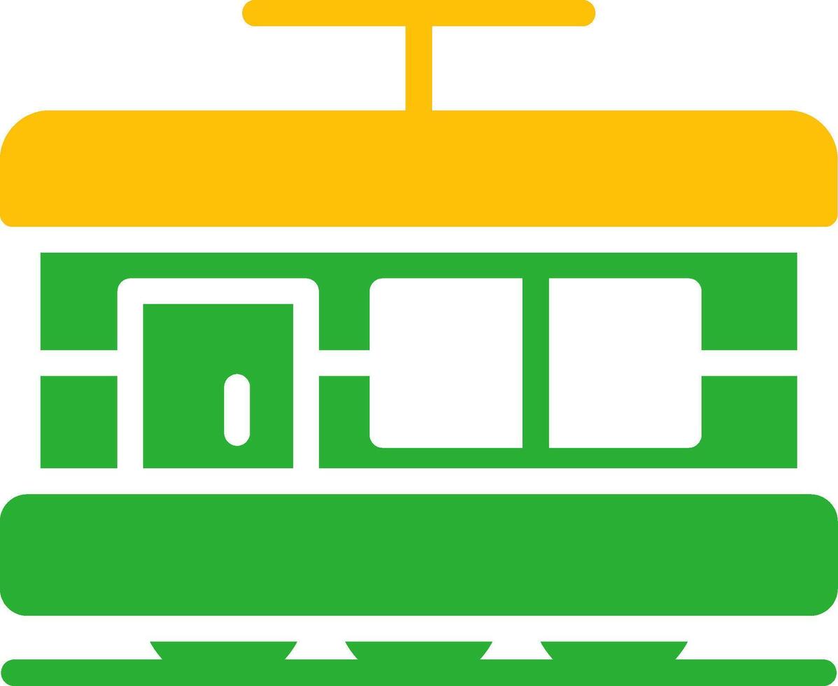 lijn twee kleuren vector