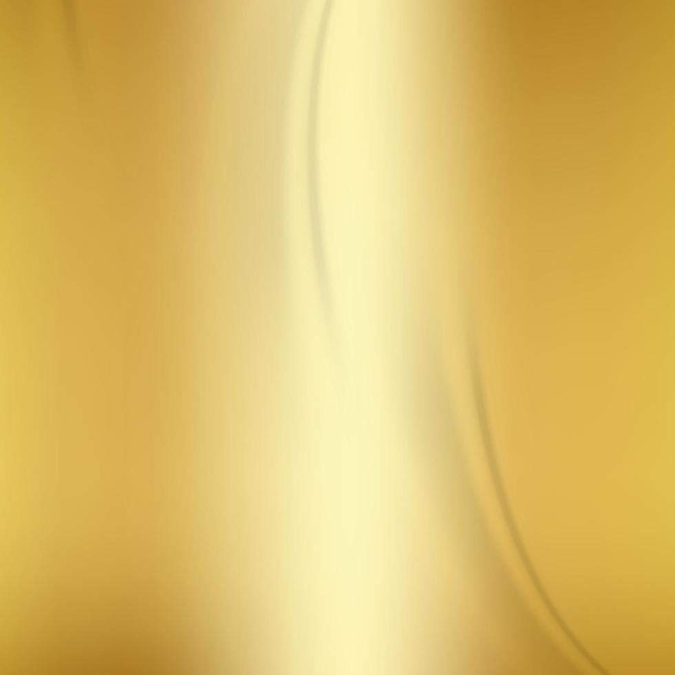 glanzend goud textuur papier of metaal. gouden vectorachtergrond. vector