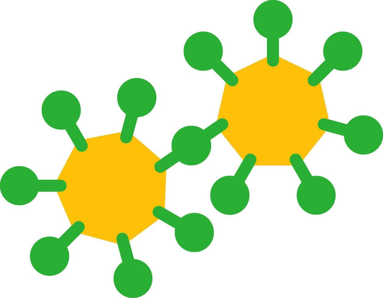 lijn twee kleuren vector