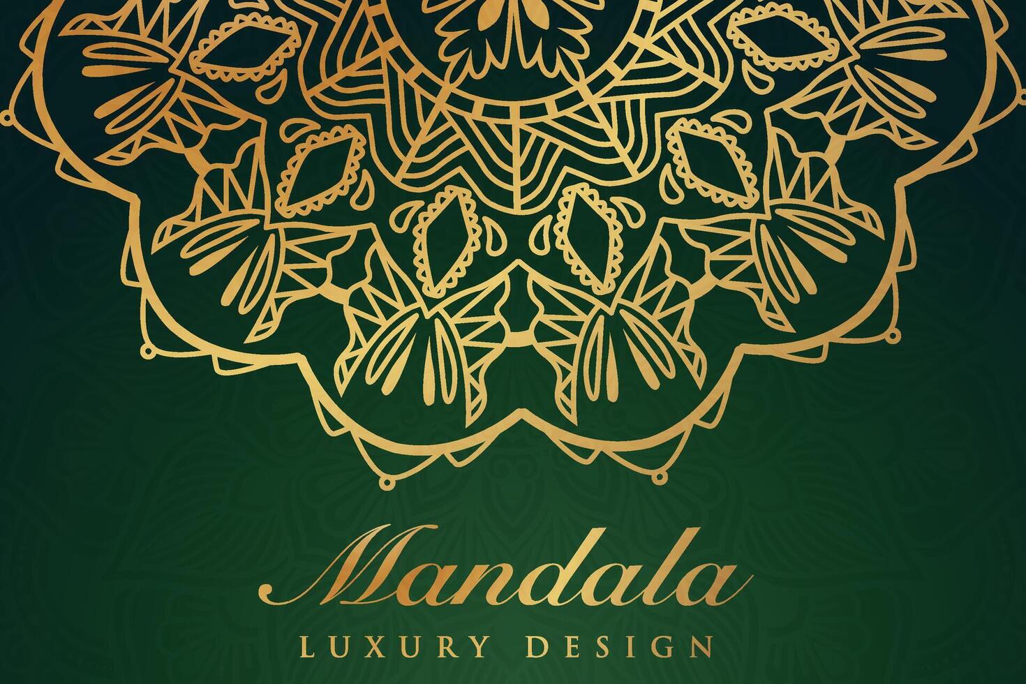 luxueus mandala patroon achtergrond, luxe mandala uitnodiging groet kaart ontwerp, circulaire patroon vector ontwerp,