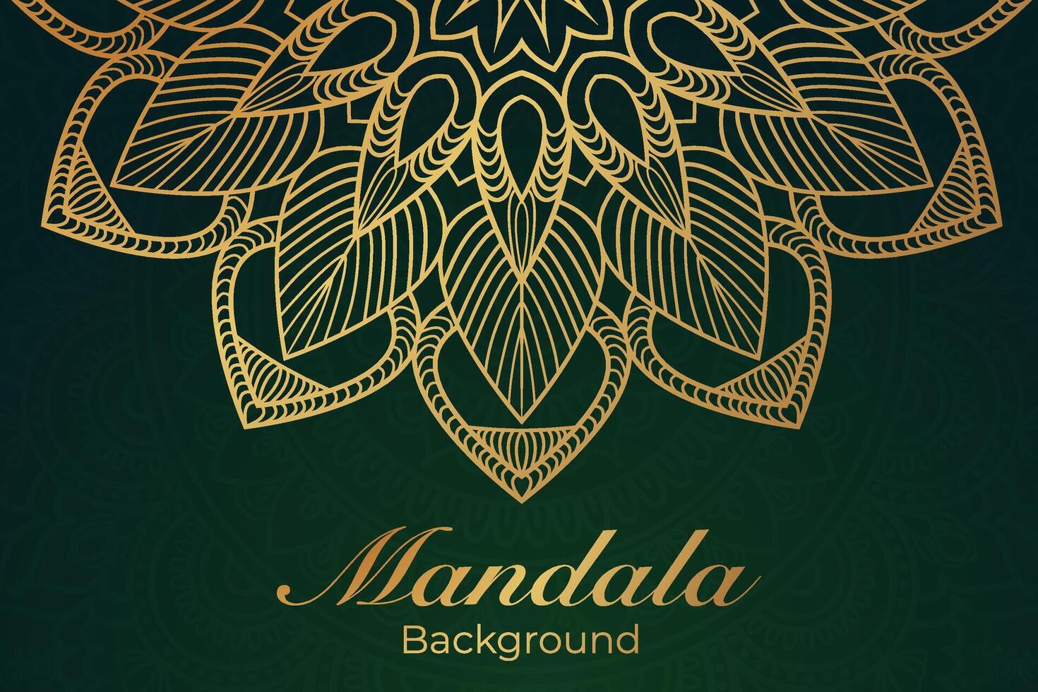 luxueus mandala patroon achtergrond, luxe mandala uitnodiging groet kaart ontwerp, circulaire patroon vector ontwerp,