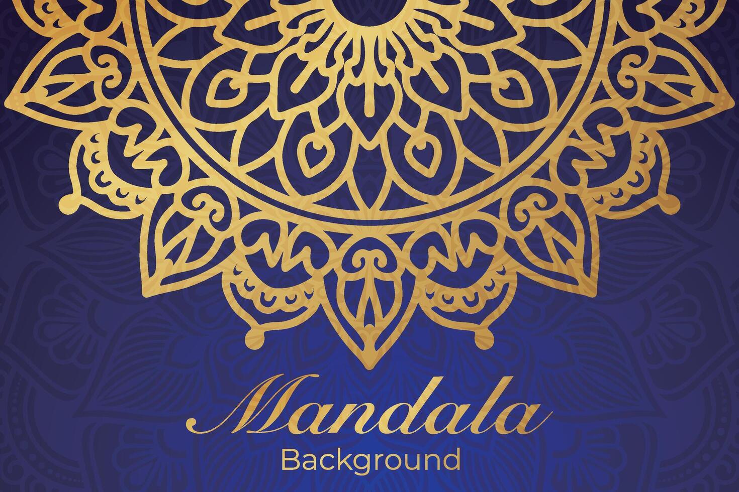 luxueus mandala patroon achtergrond, luxe mandala uitnodiging groet kaart ontwerp, circulaire patroon vector ontwerp,