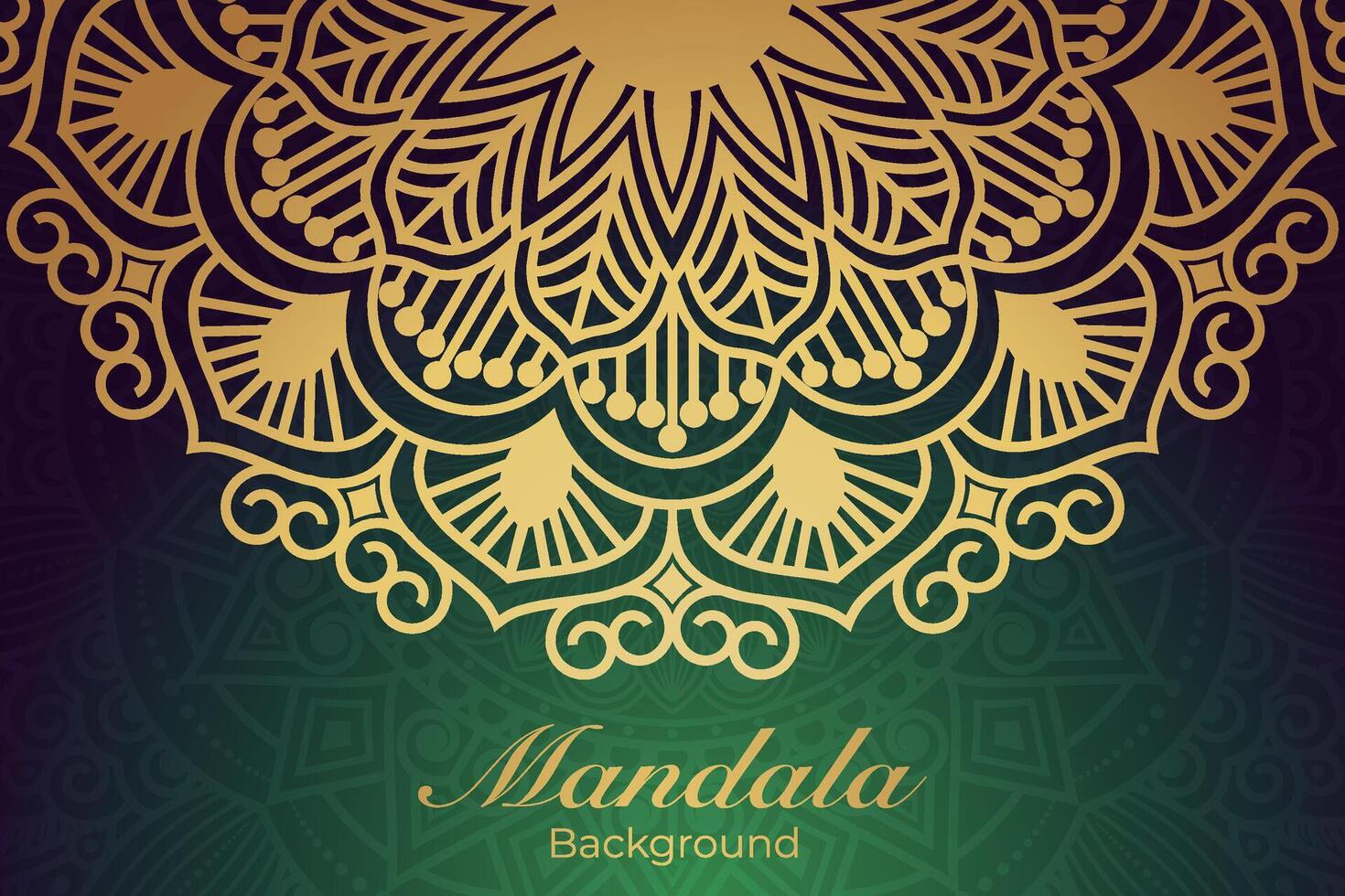 luxueus mandala patroon achtergrond, luxe mandala uitnodiging groet kaart ontwerp, circulaire patroon vector ontwerp,