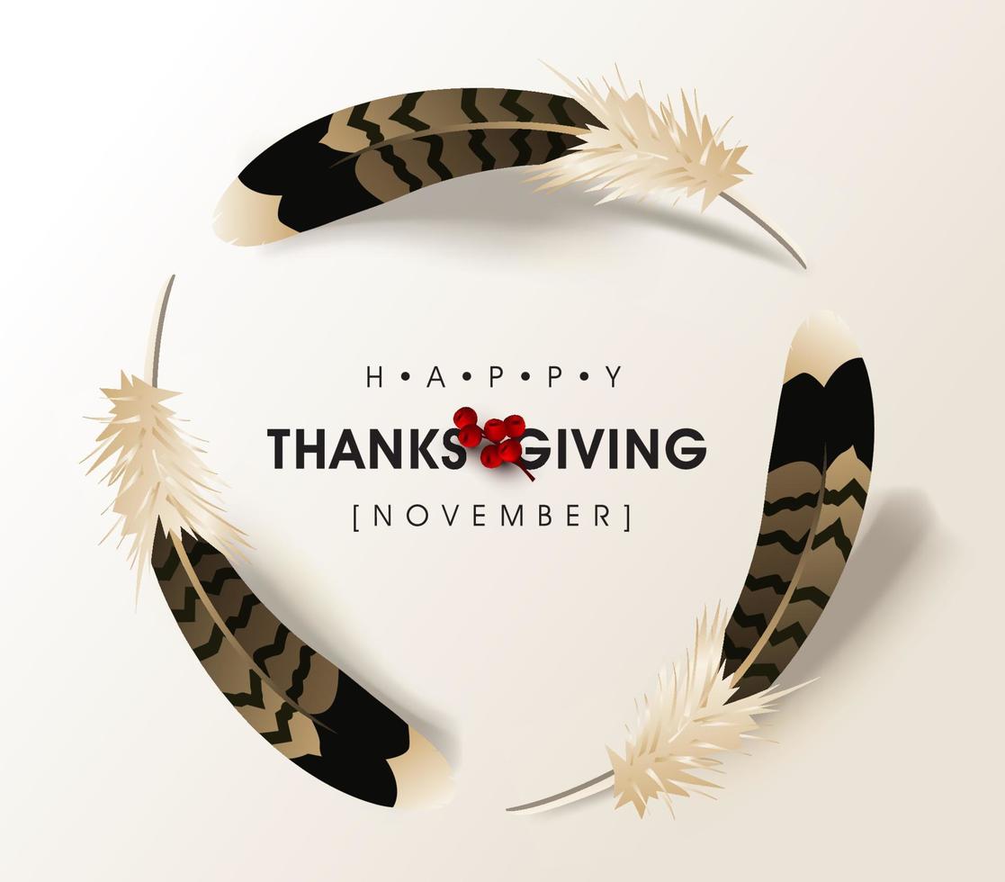 thanksgiving day banner achtergrond vector