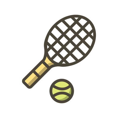 Tennis pictogram vectorillustratie vector