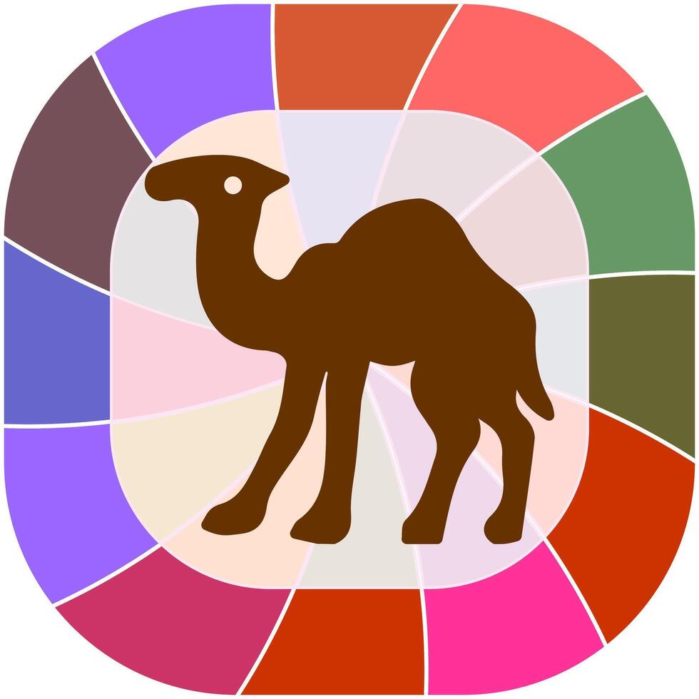kameel vector icoon